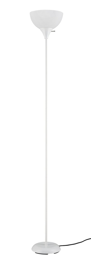 71" White Floor Lamp, Modern Design