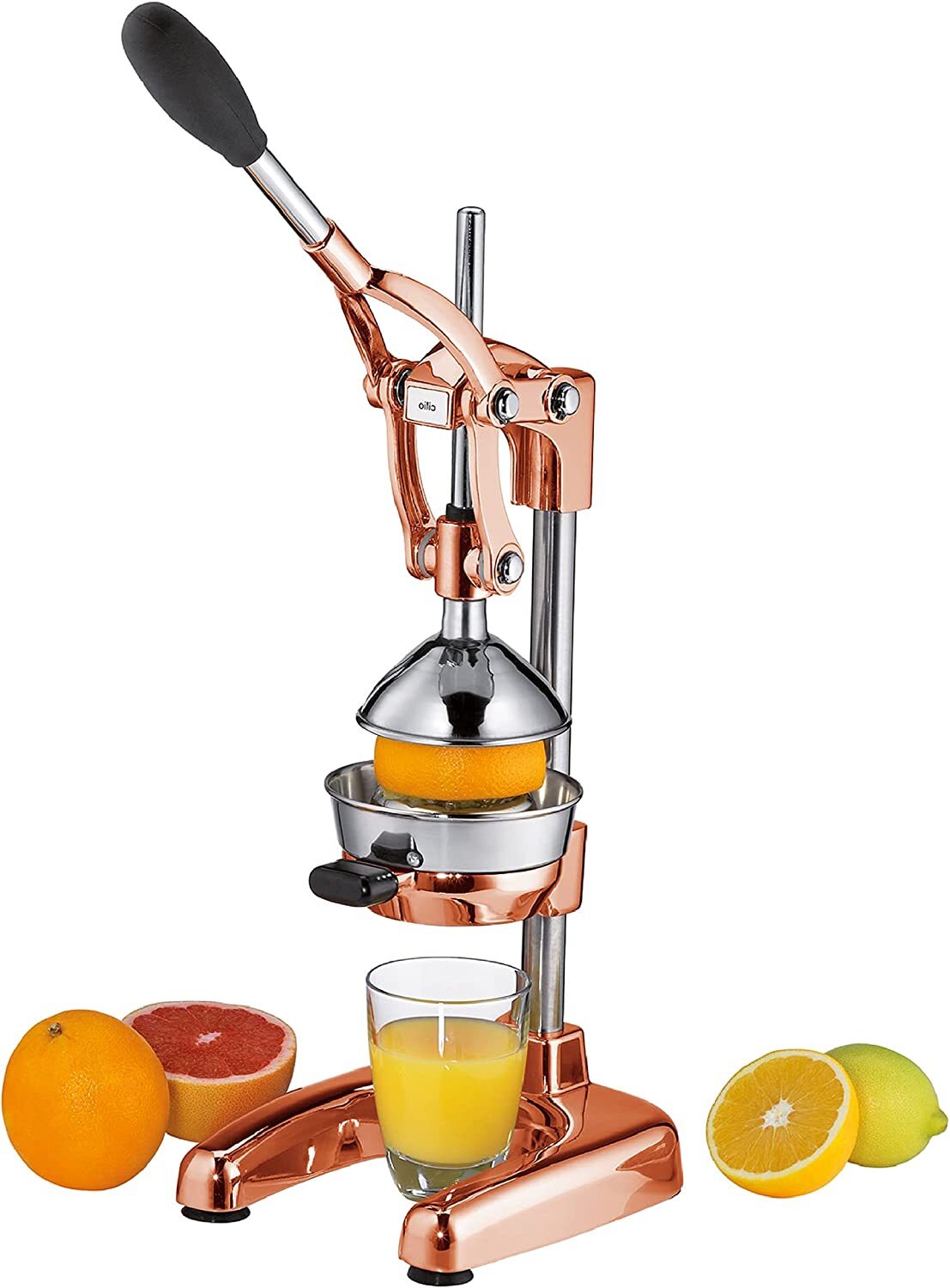 Cilio Commercial Grade Citrus Press Juicer, Copper