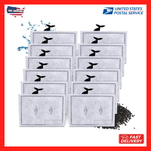 12 Pack Small Filter Cartridges Compatible with Aqueon QuietFlow Power Filter...