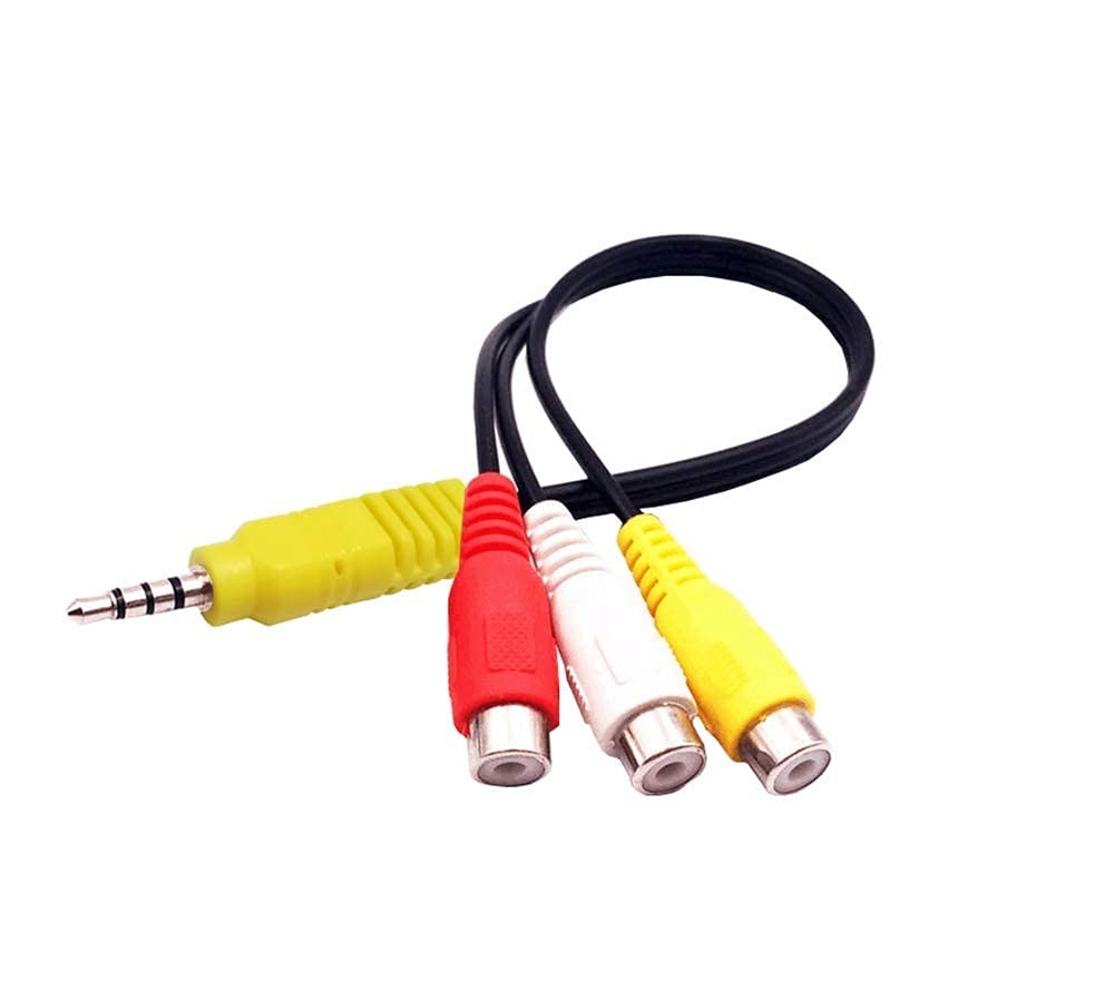 AILTECK Video AV Composite Adapter Cable Replacement for TCL Red,White,Yellow