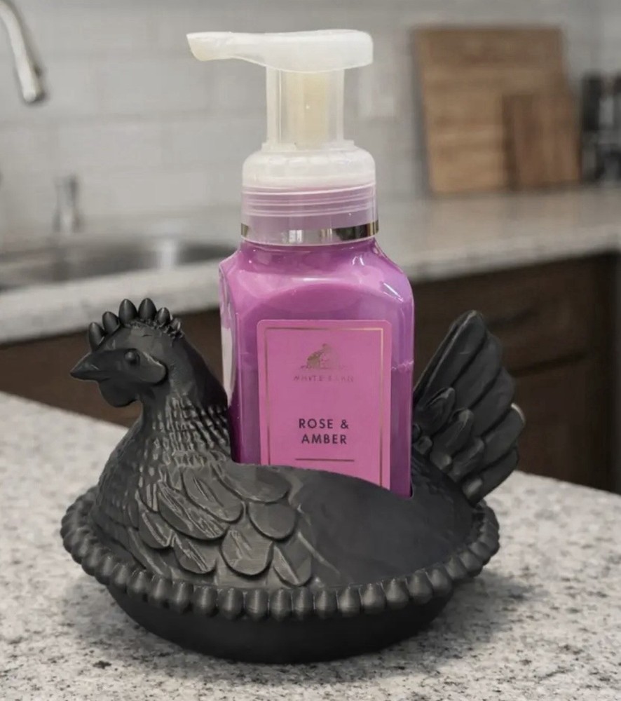 Hens On A Nest Soap Dispenser