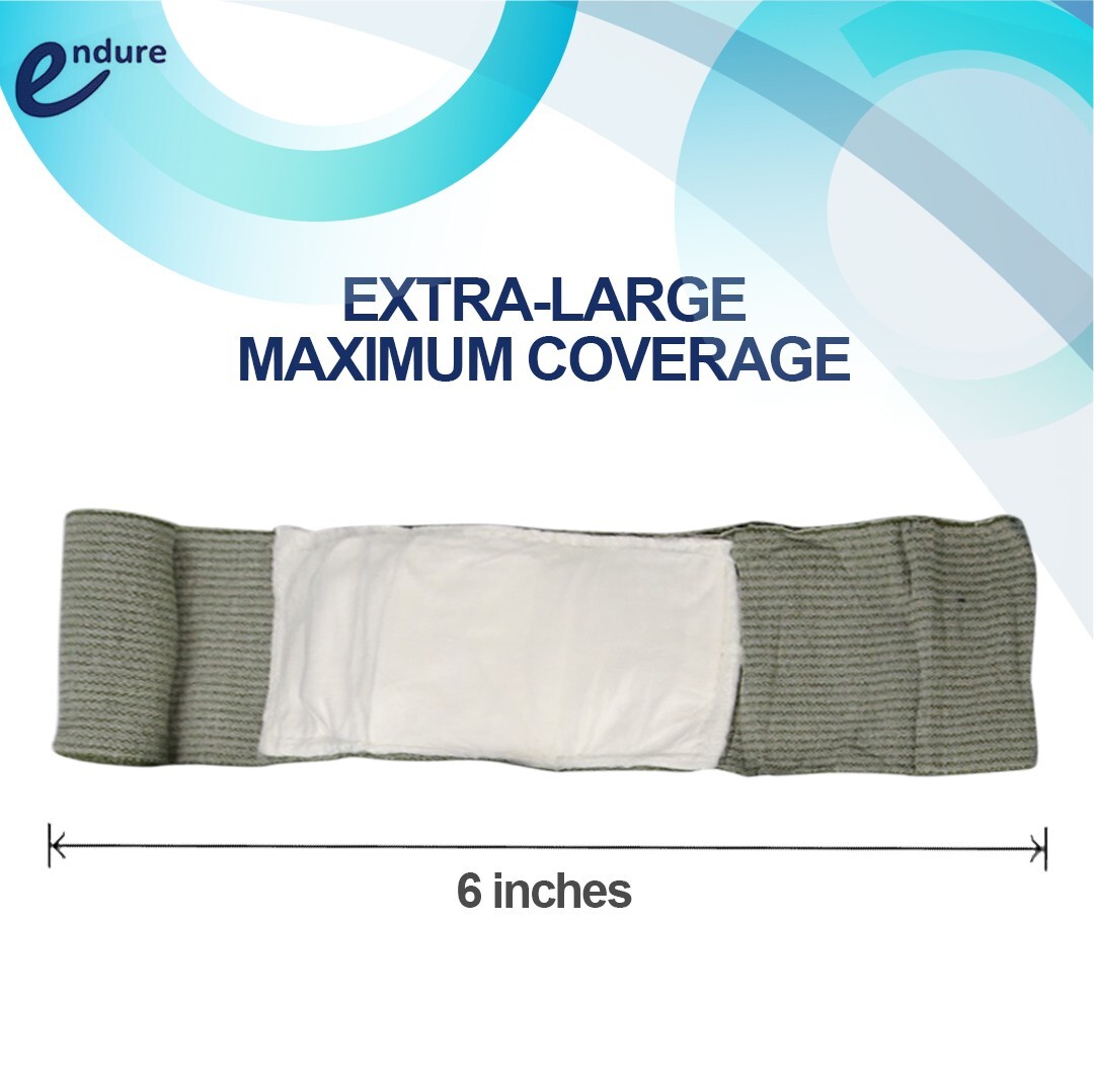 Endure Military First Aid Bandage, 5 Pack Israeli Style Battle Wound Dressing