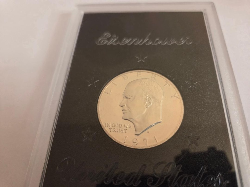 1971-S Eisenhower Silver Proof Dollar – 40% Silver – Original U.S. Mint Capsule