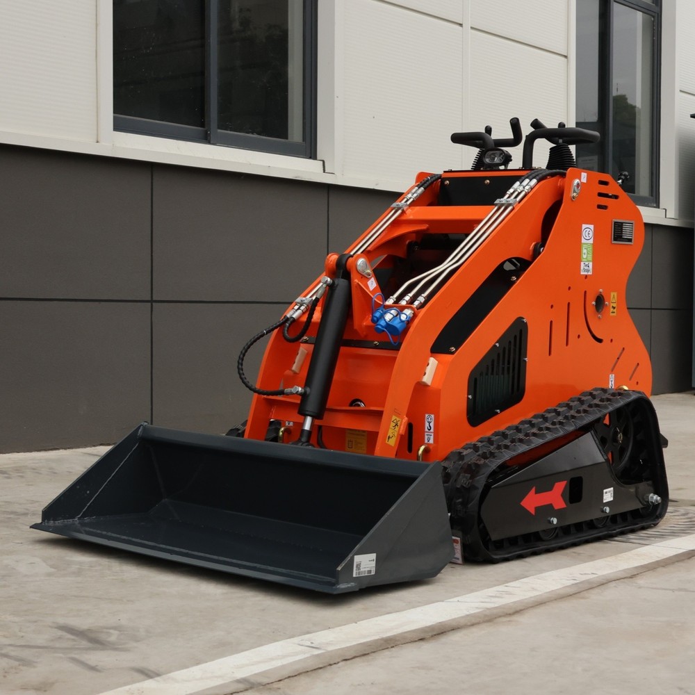 1 Ton Mini Excavator + 13.5HP Mini Skid Steer Loader Bundle Combo Set Free Ship