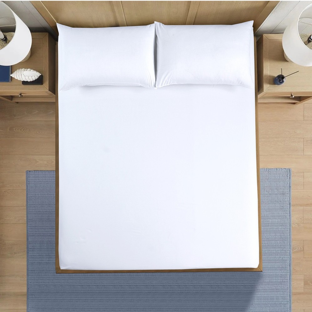 40cm Deep Pocket Fitted Sheet Queen King Fully Elastic Fitted Sheets Bed Sheets