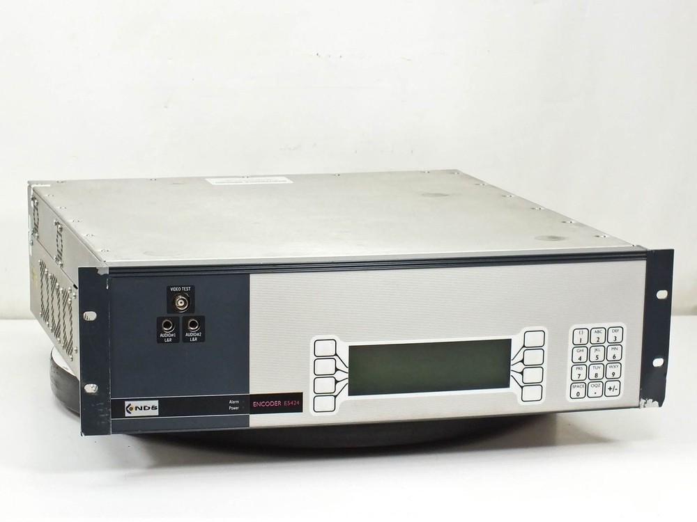 Tandberg E5424 Mpeg-2 Encoder with NDS Board QPSK MOD Option & Cards