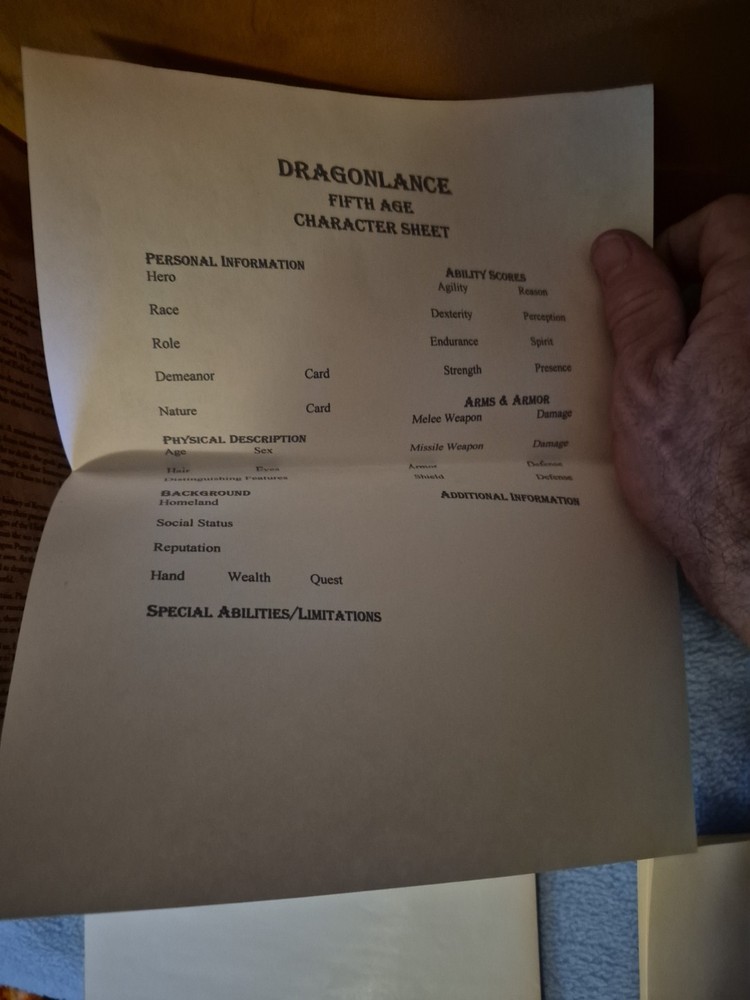 DragonLance Fifth Age Box Set 1998 AD&D TSR — Complete