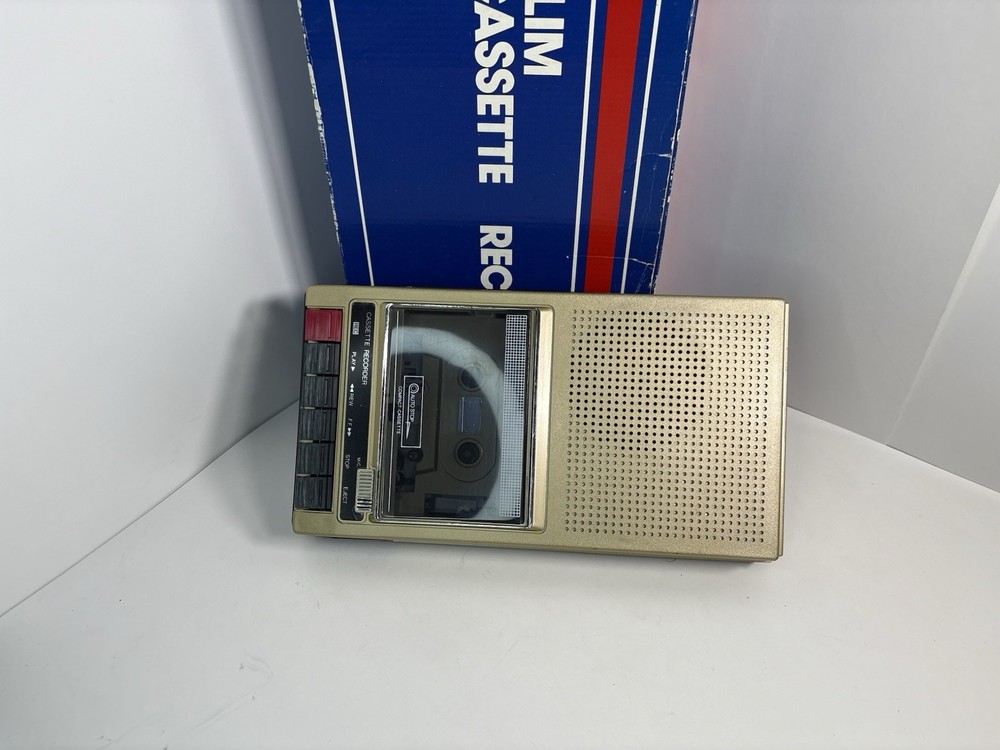 Slim Cassette Recorder Vintage