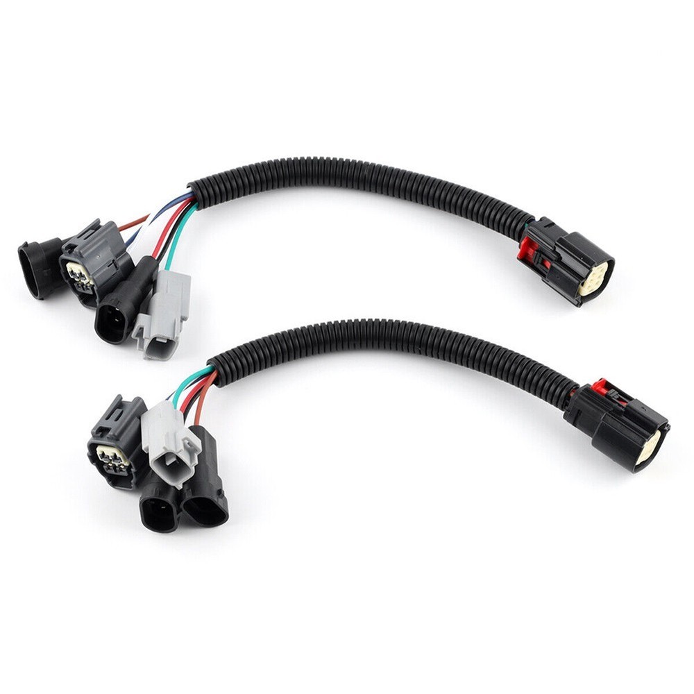Stable Brightness No Flickering LED Headlight Conversion Connector Adapter Set