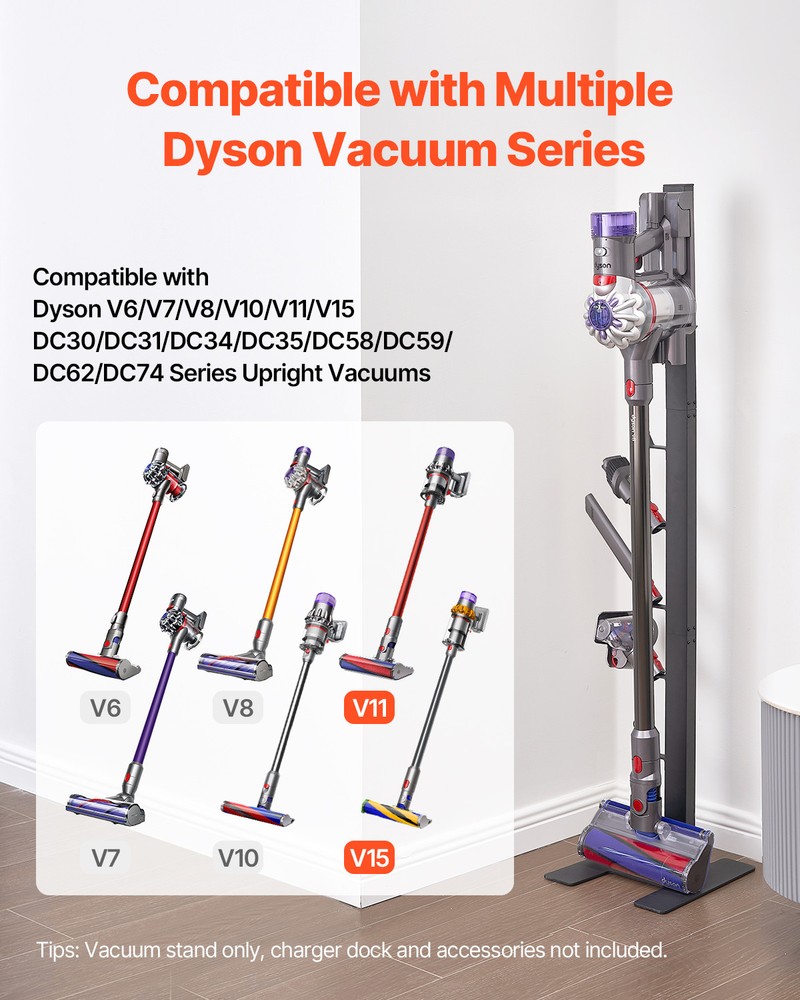 VEVOR Vacuum Stand for Dyson Multi-Models Stable Storage Bracket Holder
