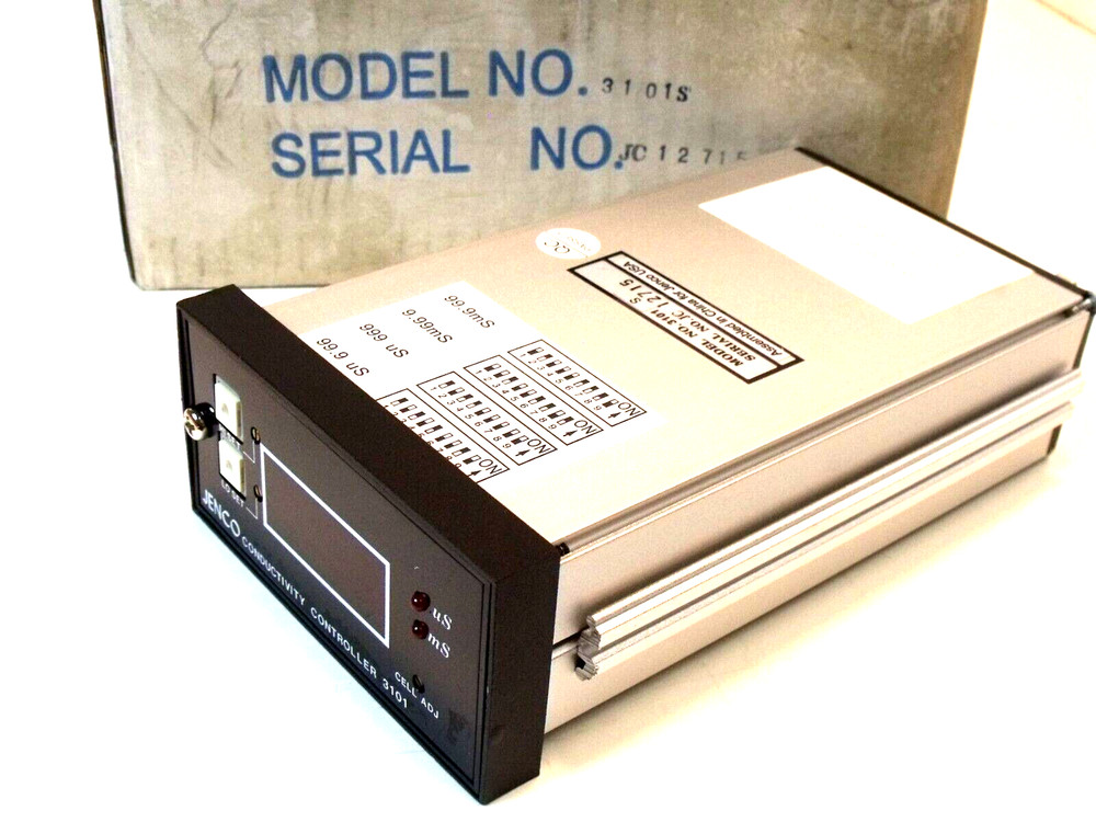 NIB Jenco Model 3101 S Conductivity Controller:  0 to 200 mS/cm Range