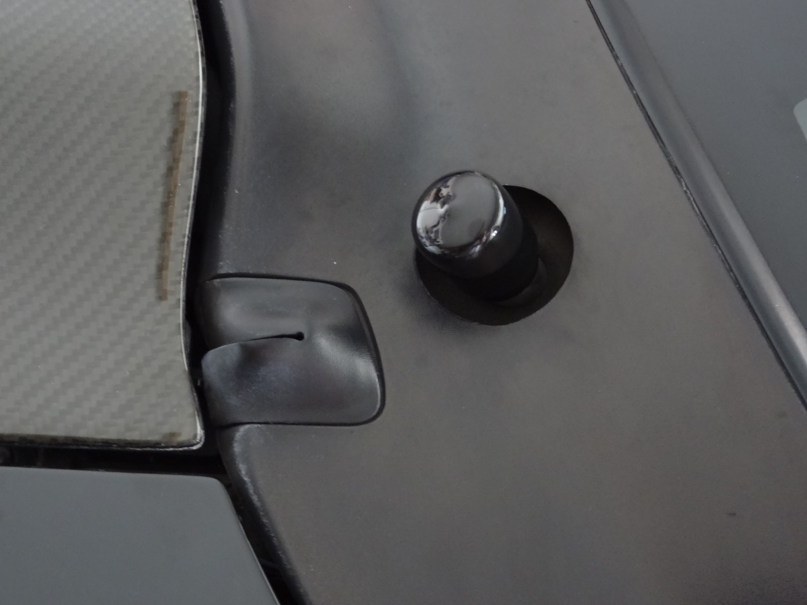 94-04 Ford Mustang Black Windshield Wiper Delete Caps (Set of Two)