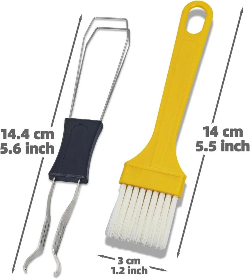 3 Pack Keycap Puller Kit Keyboard Key Remover Switch Puller with Cleaning Brush