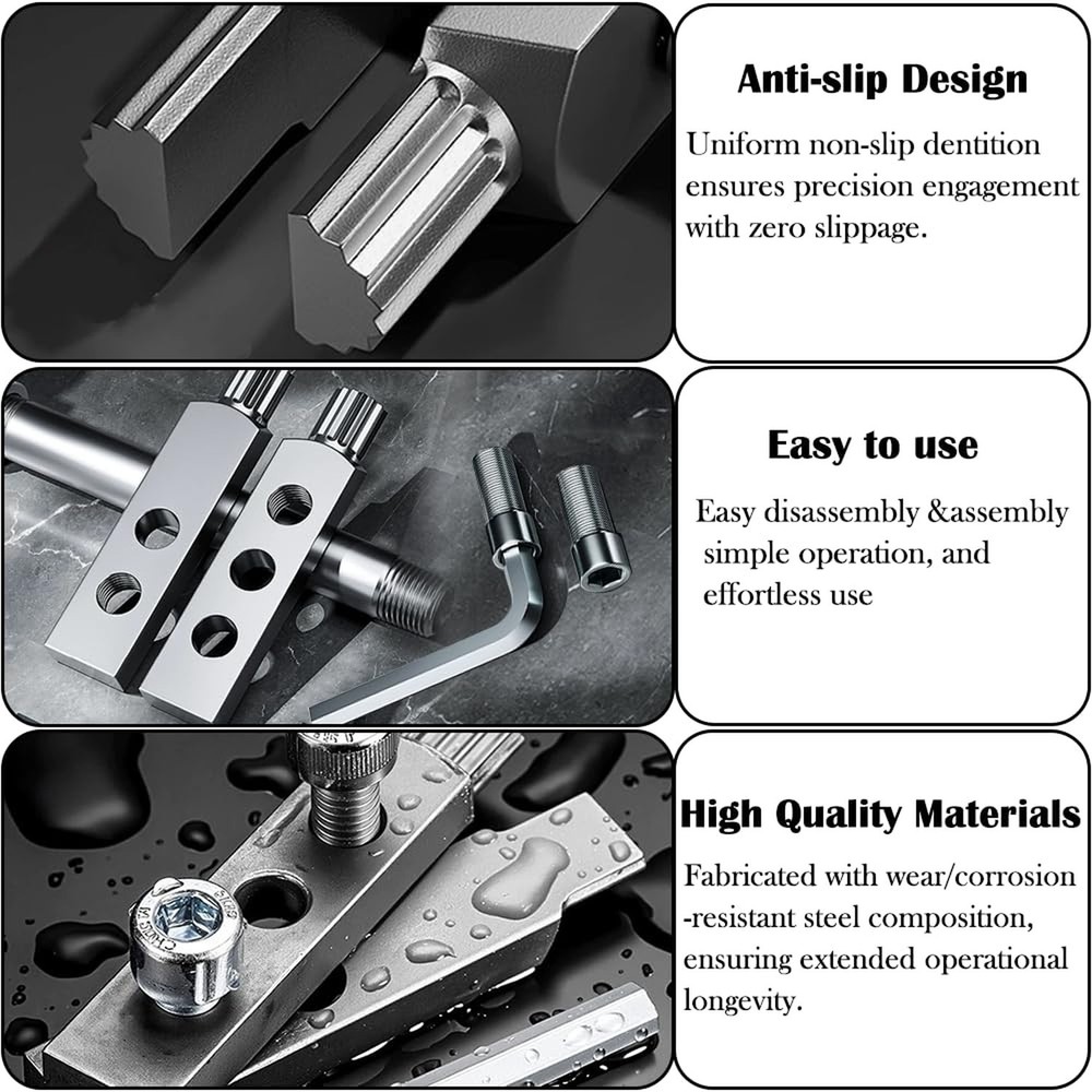 Stripped Screw Extractor, Broken Bolt Extractor with Allen Wrenches for Broke...