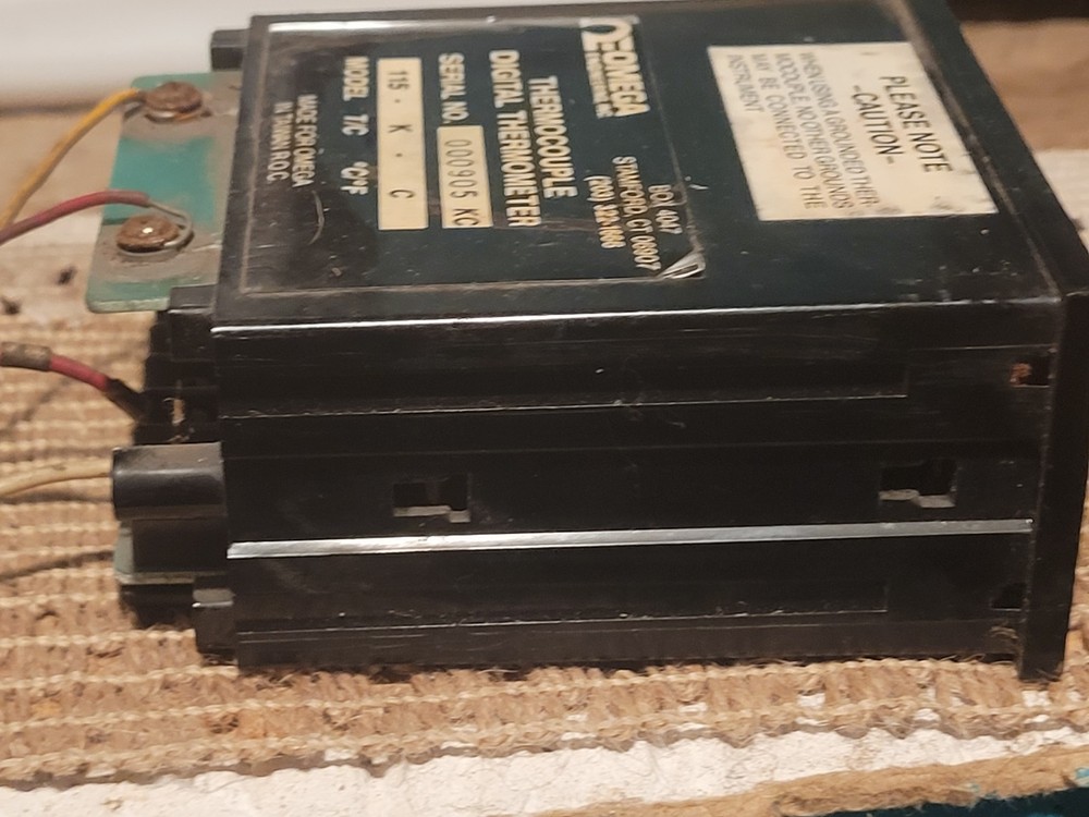 Vintage Omega Digital Thermocouple Thermometer & Temperature Controller