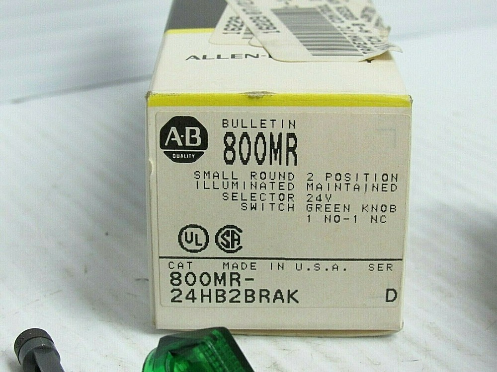 NEW ALLEN BRADLEY POSITION SELECTOR SWITCH 800MR-24HB2BRAK SER D
