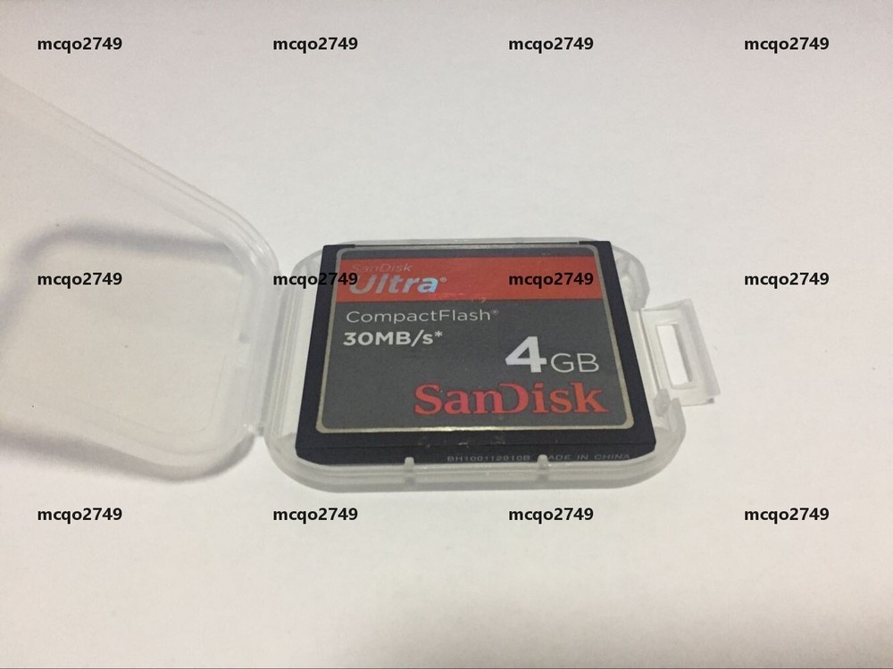 4GB SanDisk Ultra CF 30MB/S CompactFlash Memory Card