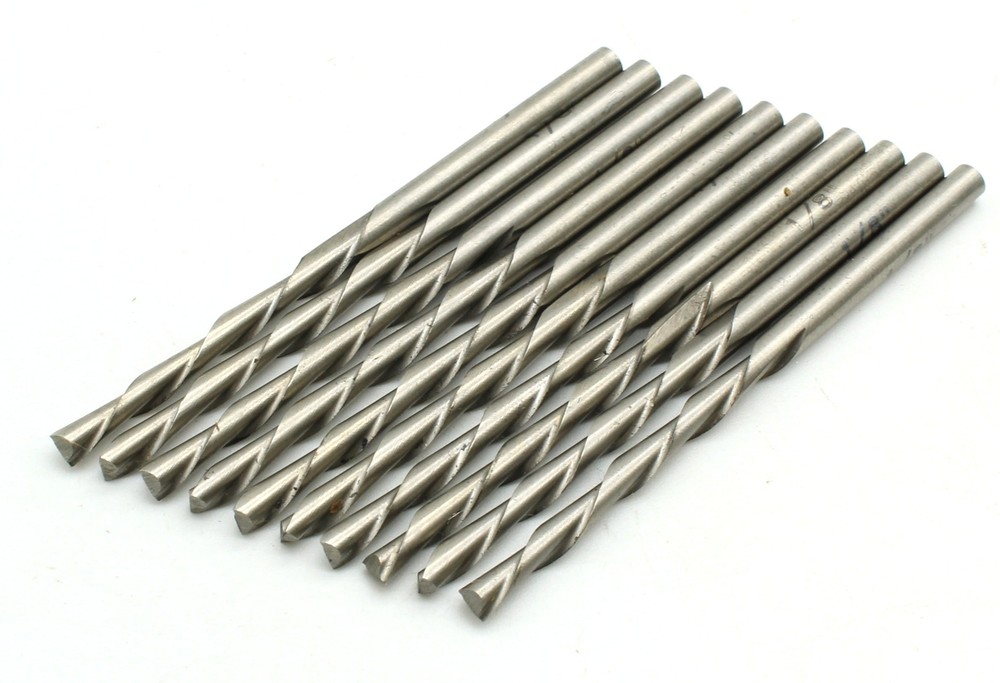 TMAX 10pc M2 1/8" Drill Bits for Acrylic and Drywall