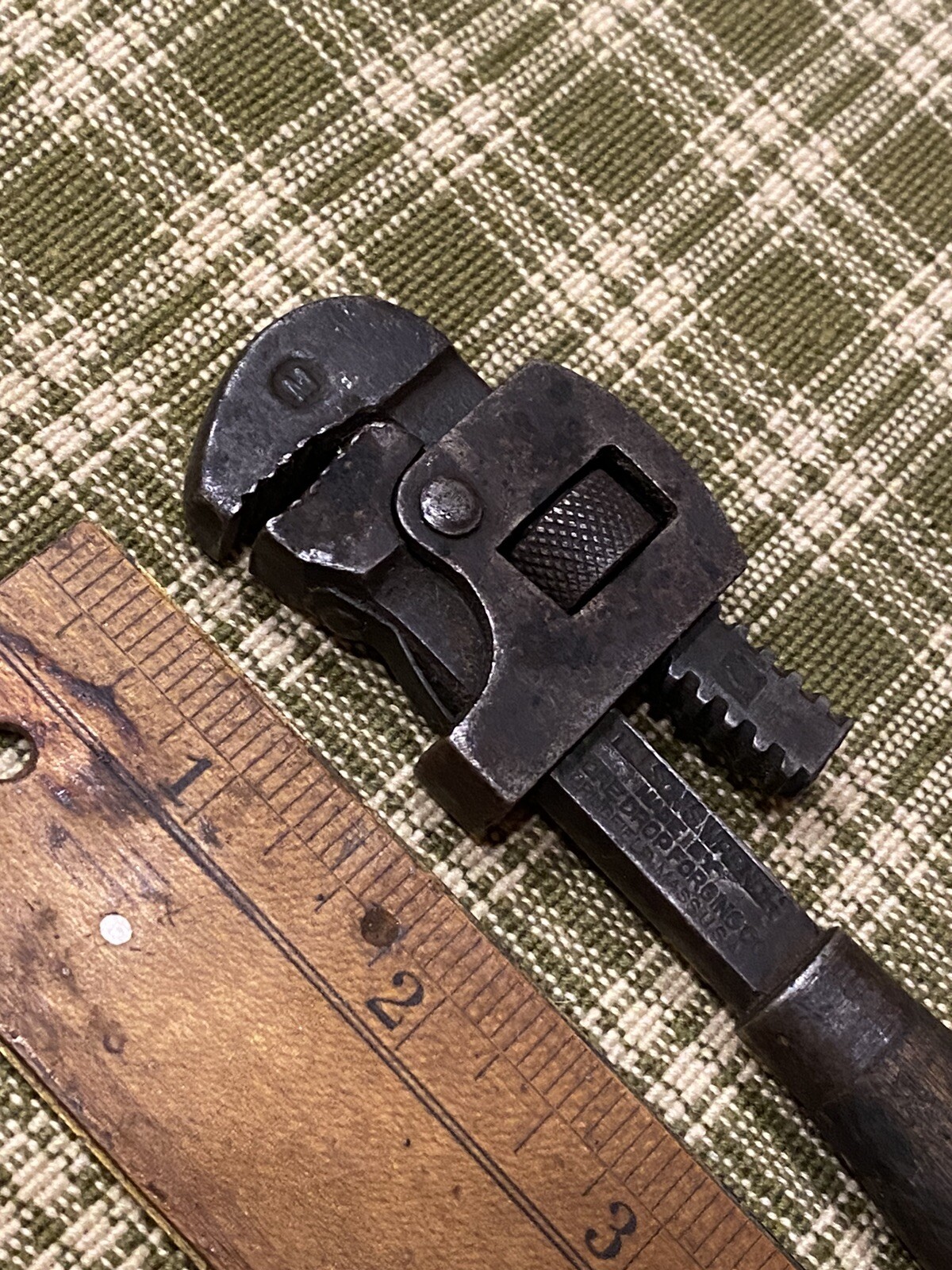 Stillson Wrench By Moore Drop Forging No. 6 6” Springfield Mass USA Antique