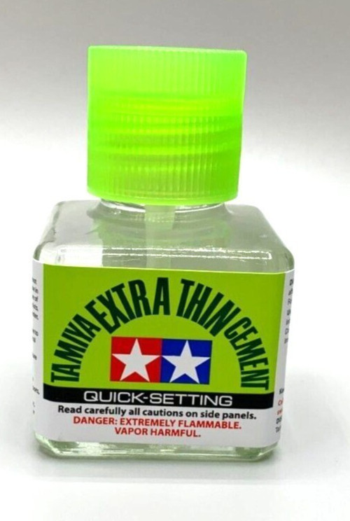 Tamiya Extra Thin Quick Setting Cement Model Airplane Glue 40ml #87182