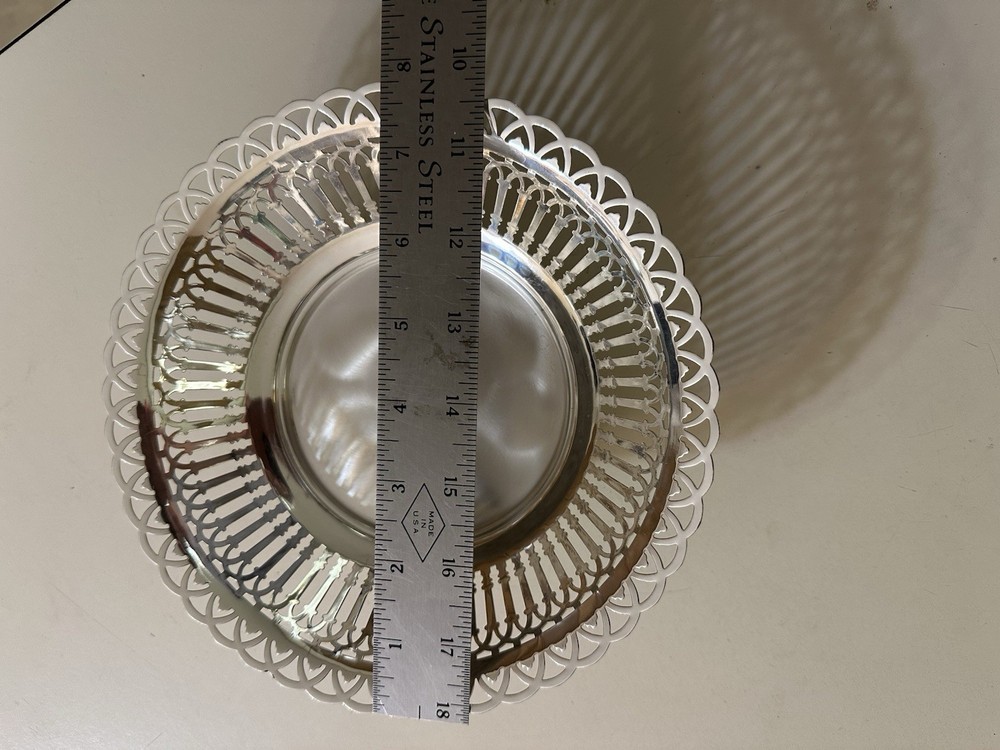 Vintage WMF-IKORA Tarnish Resistant Silverplated Footed Candy Dish - 08/73 6761