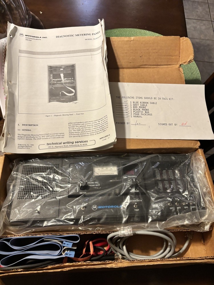 Motorola diagnostic metering panel modelTLN2419A