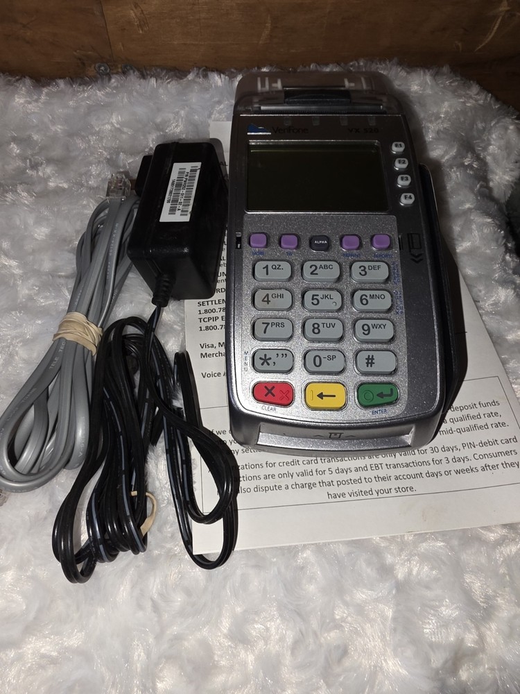 VeriFone VX 520  Credit Card Machine 