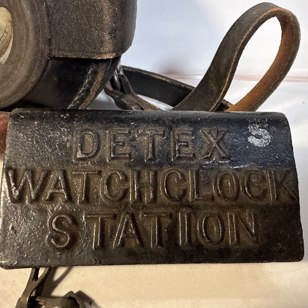 Detex Newman Watchman Security Guard Patrol Clock & Keys Untested
