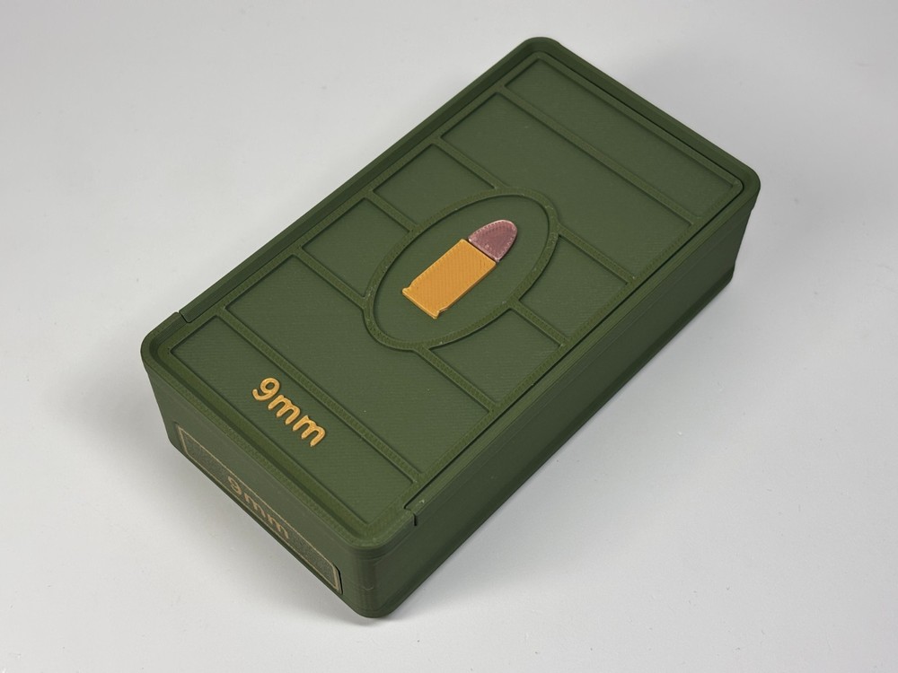 9MM Ammo Box 50rd Capacity (3 Pack)