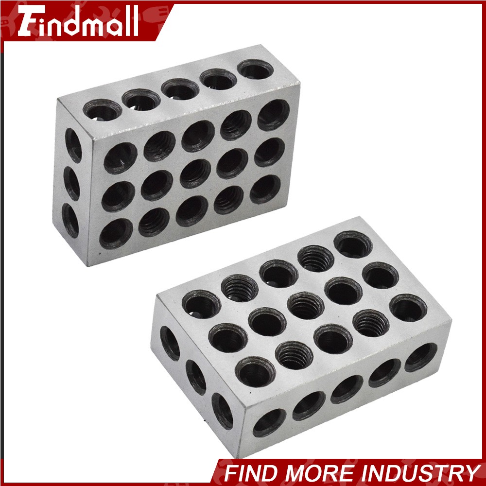 4 Matched Pair Ultra Precision 1-2-3 Blocks 23 Holes .0001" Machinist 123 Jig
