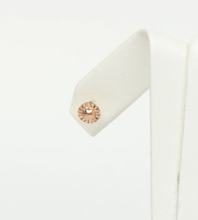 14K Yellow Gold Earring Screw Back
