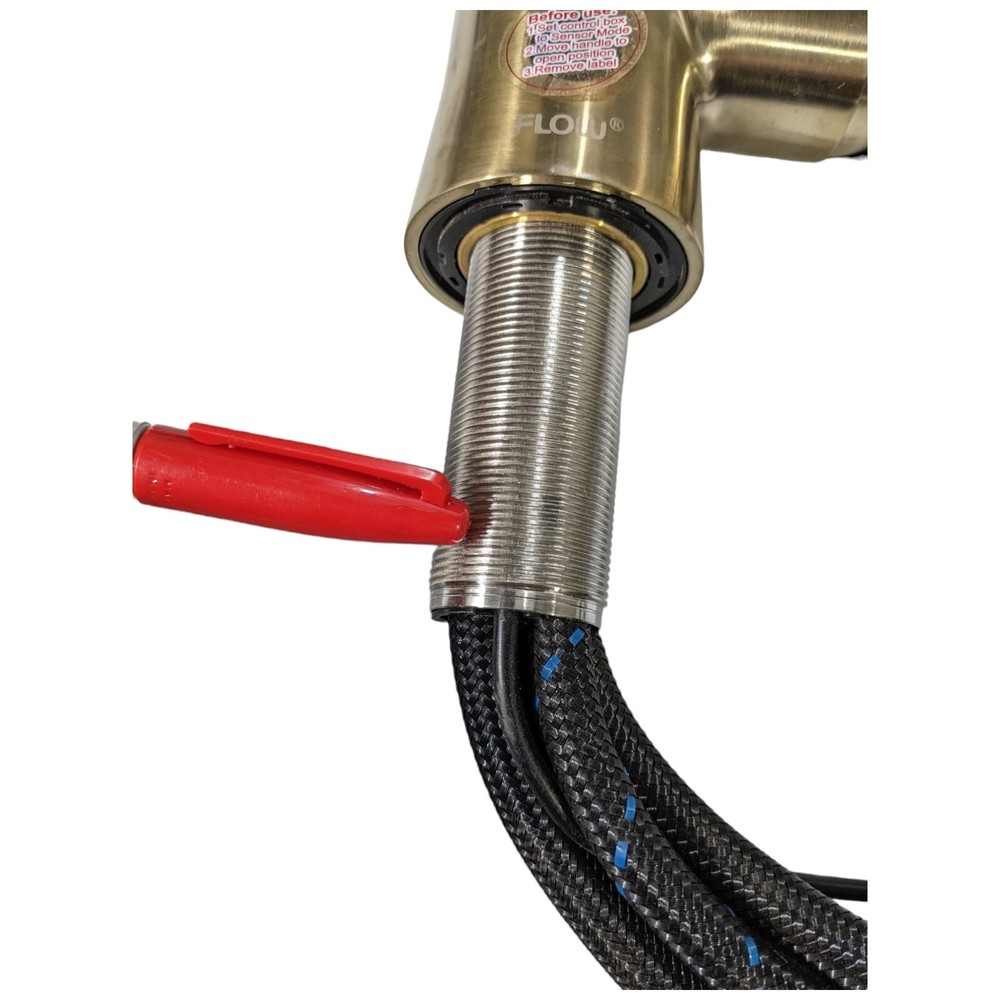 Bemis Bio Bidet FLOW Motion Activated Gold Kitchen Faucet Pull-Down Sprayer