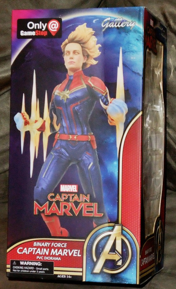 Gallery Marvel Binary Force Captain Marvel PVC Diorama GS Exc. NIB