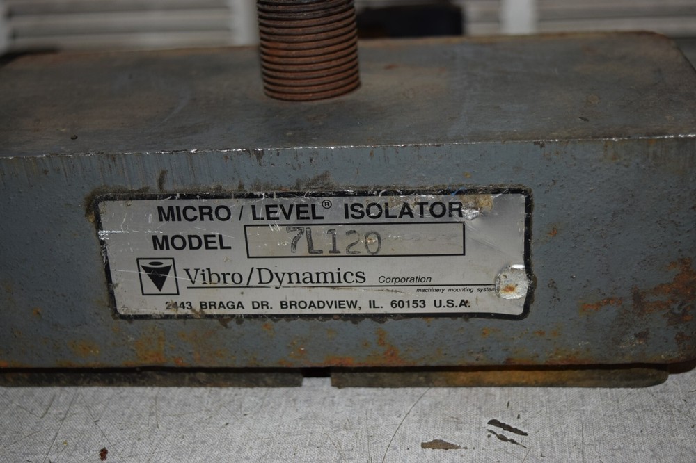 Vibro Dynamics 7L120 Micro Level Isolator Machinery Mount