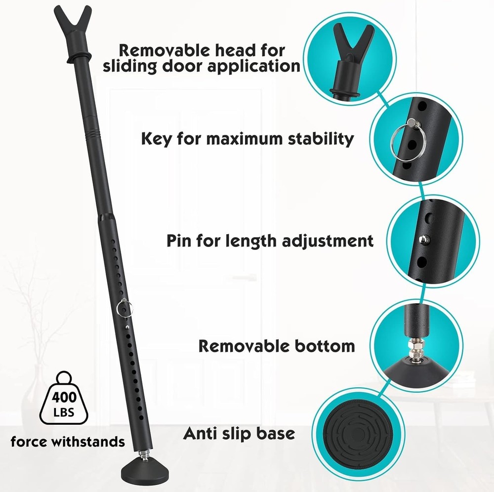 Adjustable Barricade Bar 2-Pack