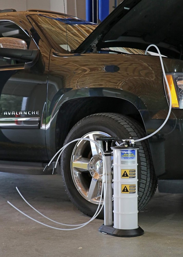 2.3 Gallon Fluid Evacuator & Dispensing Pump, Portable with Push Button Control