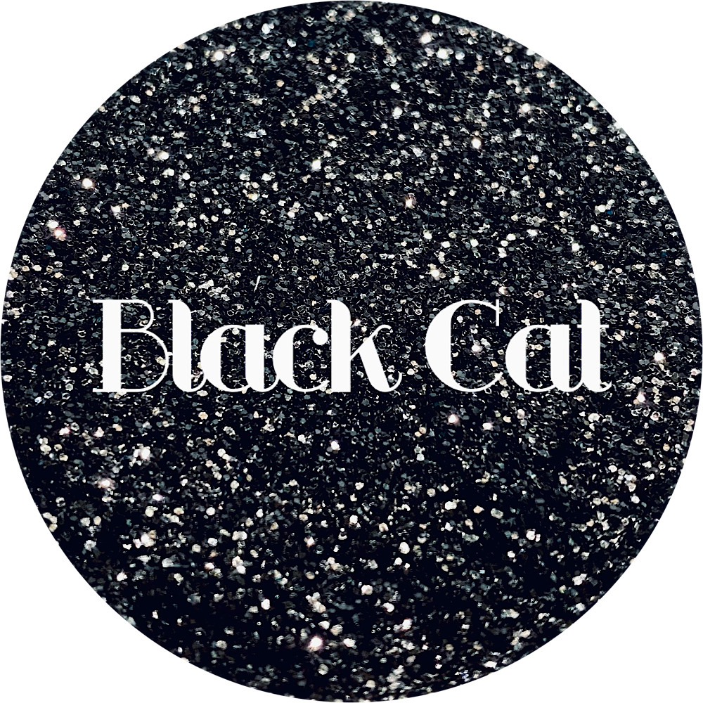 Premium Polyester Glitter - Black Metallic