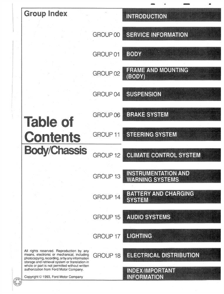 1994 Ford L-Series Heavy Duty Truck Shop Service Repair Manual