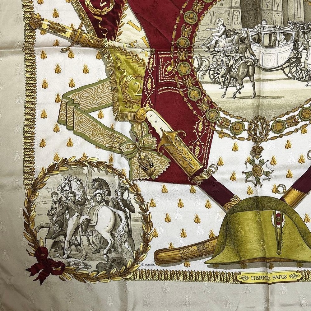 Hermes Napoleon Silk Scarf