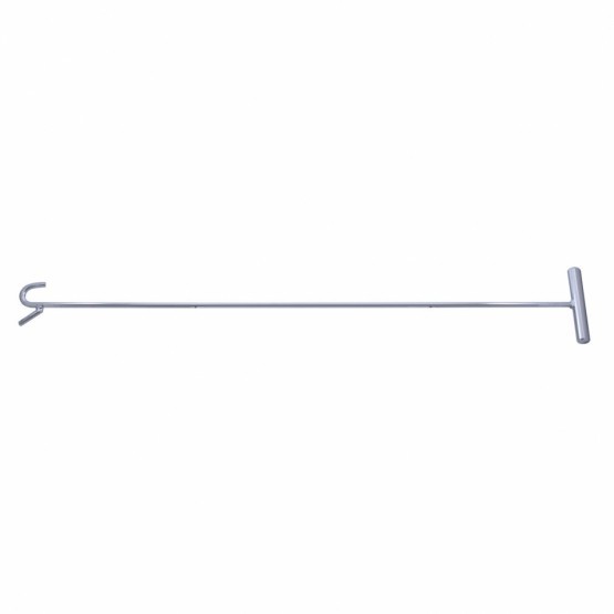 Chrome 36" Long Fifth Wheel Pin Puller, S-Hook (Each)