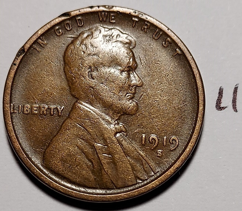 1919-S Lincoln Wheat Cent         #11