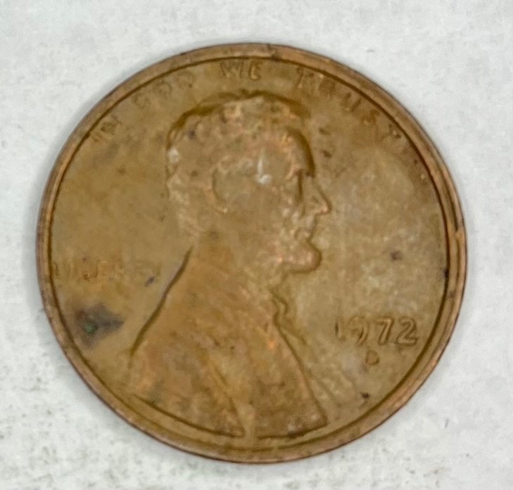 1972 D Penny