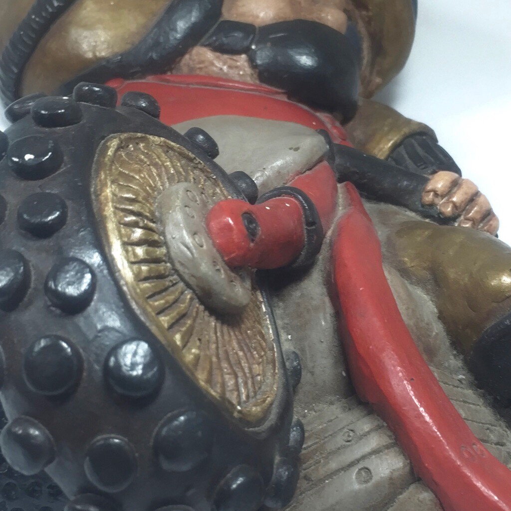 Apsit Bros California Motorcycle Motocross Chalkware Sculpture 70’s 15 Inches