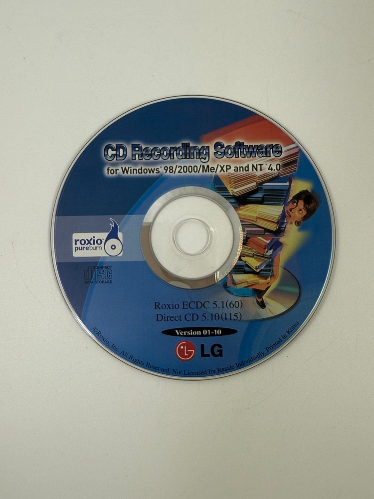 Cd Recording Software For Windows 98/2000/XP | Roxio Ecdc 5.1 Direct | NO CODE