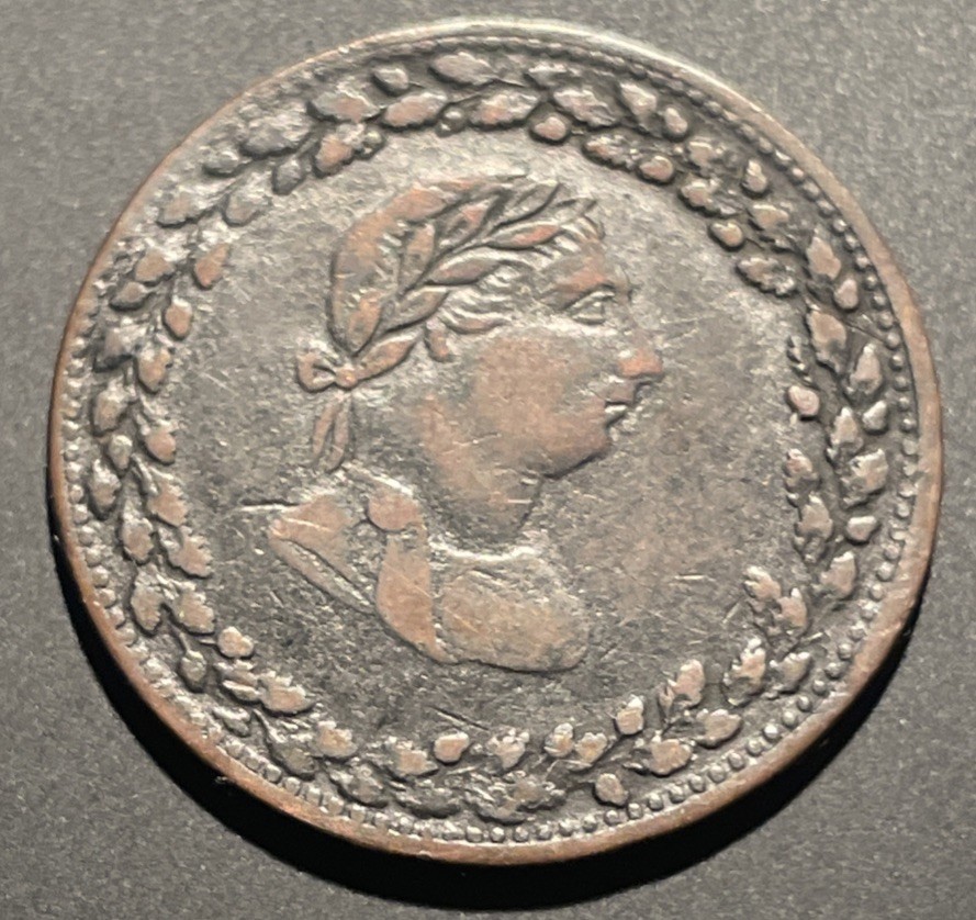 1812 Half Penny Token Lower Canada Quebec Lot 1C