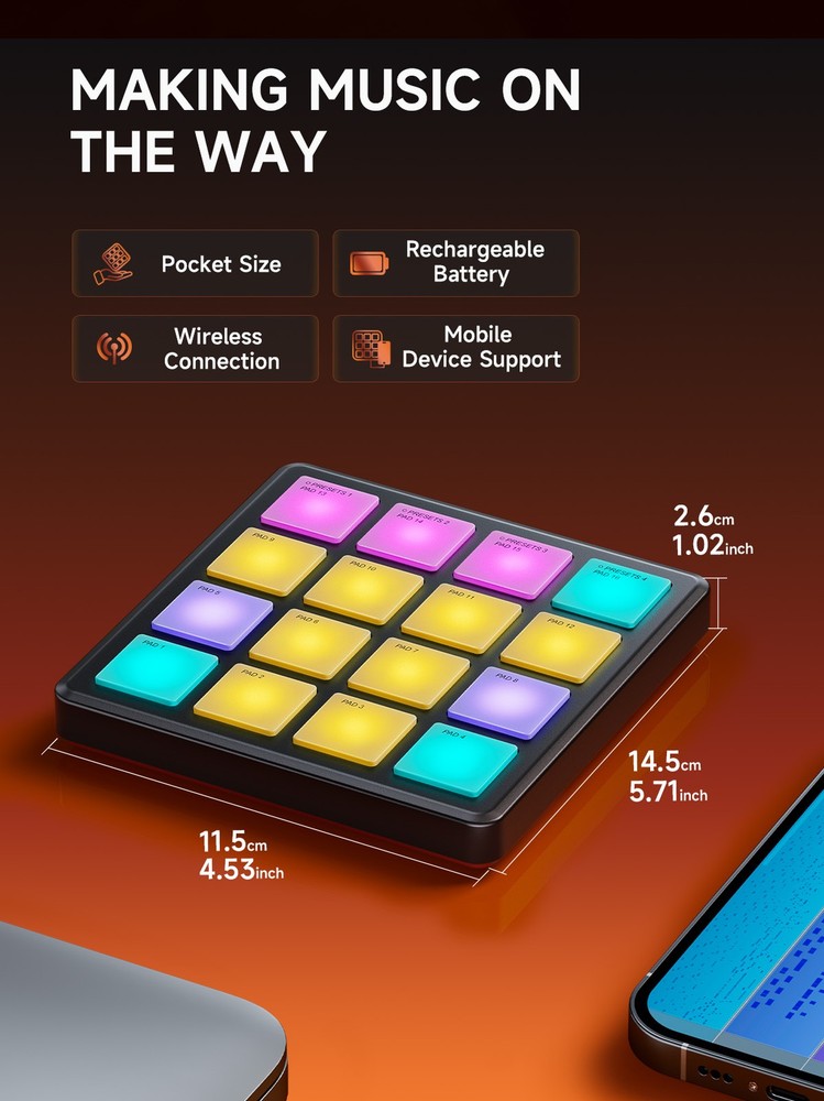 Donner USB MIDI Keyboard Controller Synthesizer Sequencer With Software