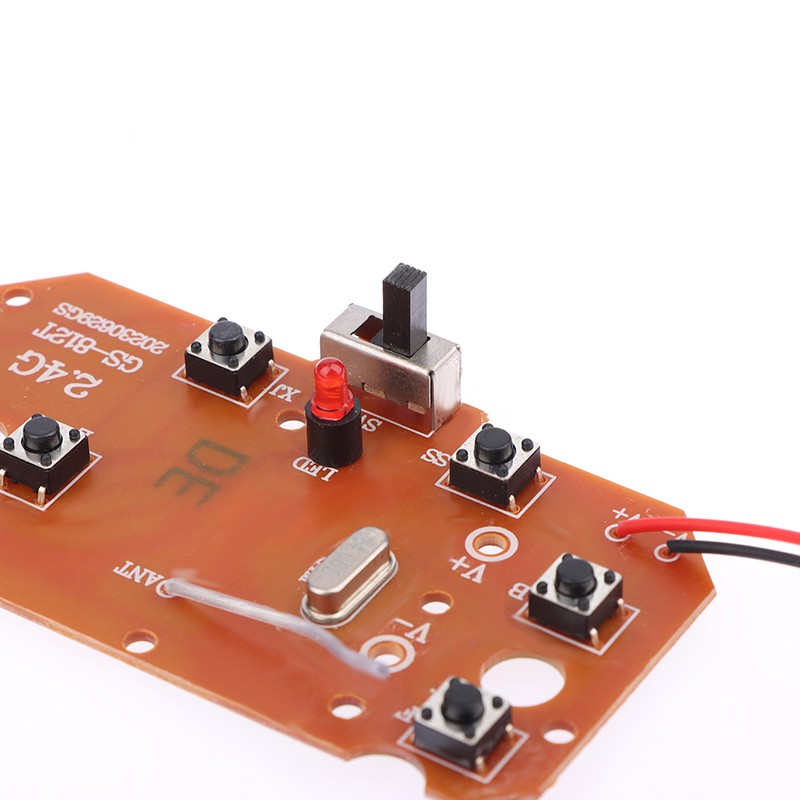 1 Set 6CH 2.4G Remote Control 27MHz Circuit PCB Transmitter Receiver Board