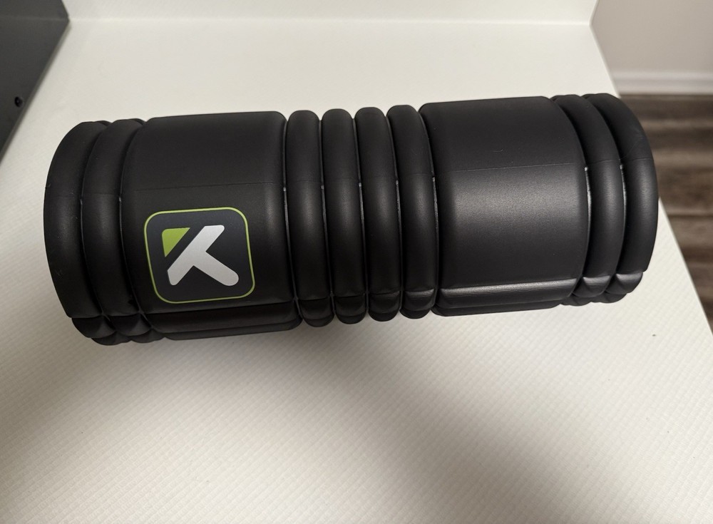 TriggerPoint Grid Massage Foam Roller Hollow Core Black Back Roller NWOT