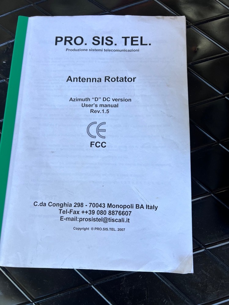 prosistel rotator Azimuth D