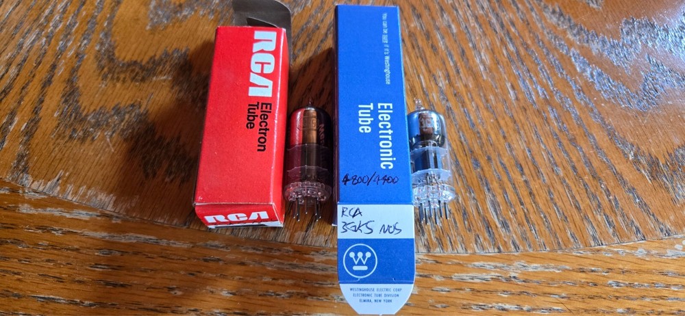 (2) RCA NOS 3GK5 Vacuum Tubes Tested